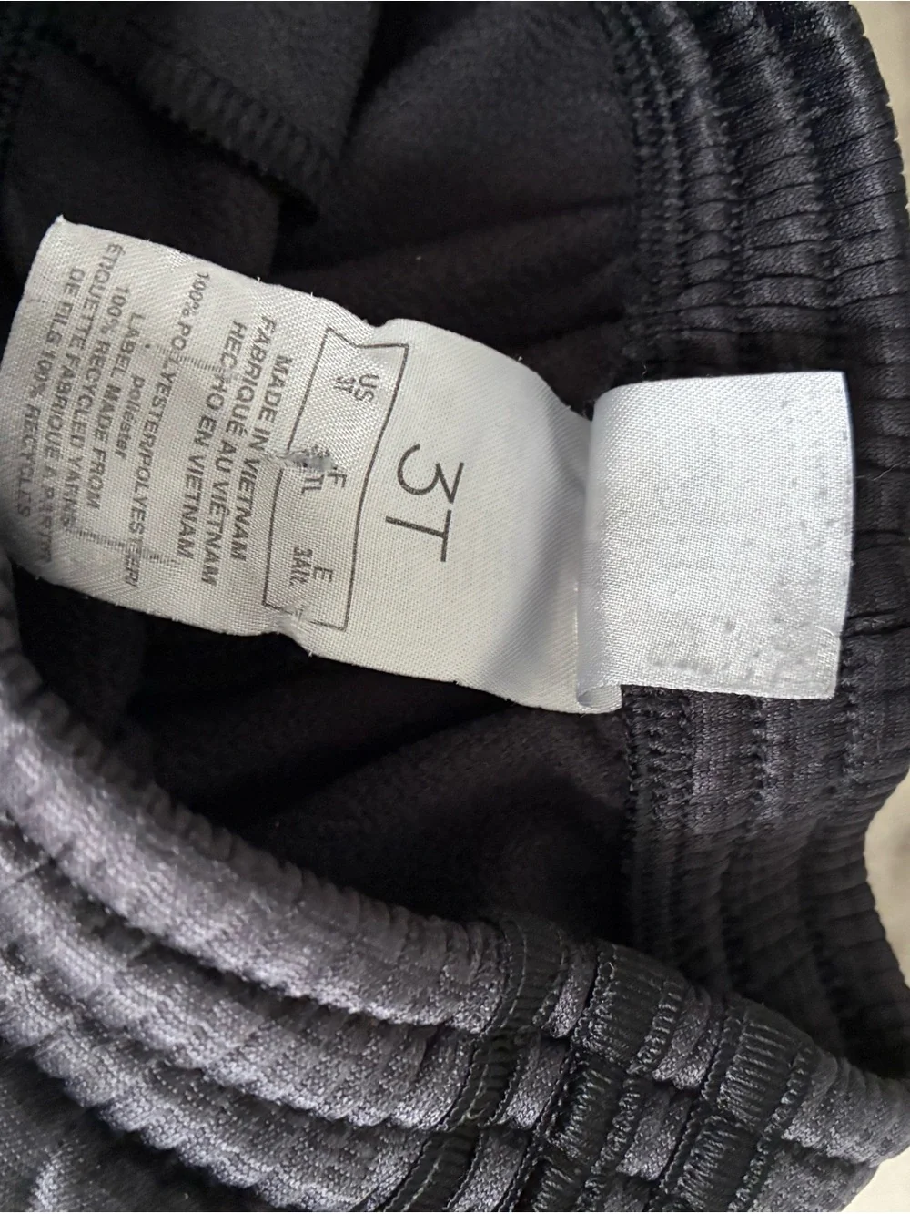 adidas Kids Black Heather Jogger Pants with Logo